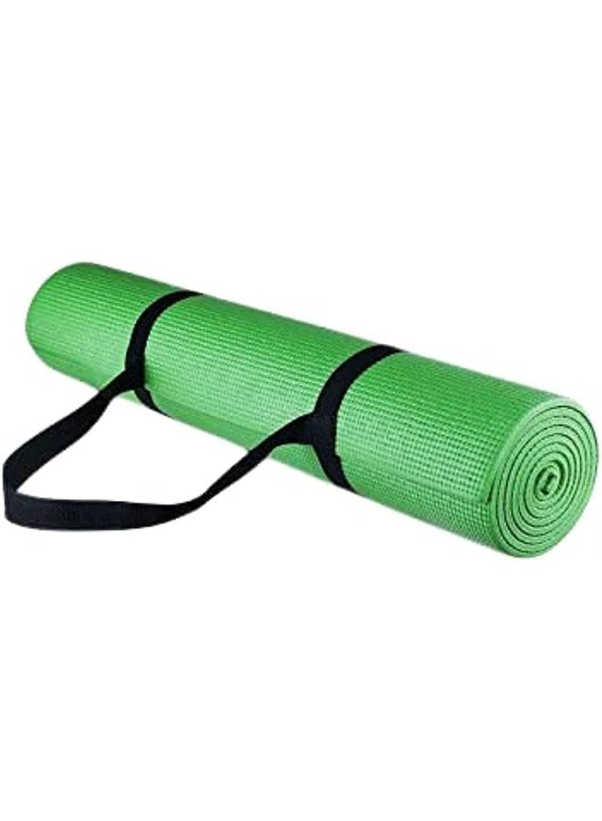 Hillbro Yoga Mat 4Mm Green Color - Image 1