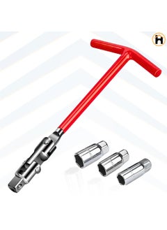 Homdum Homdum Universal Spark Plug Socket Wrench Spark Plug Removal Tool THandle 360 Spark Plug Socket 161821MM  - Image 2