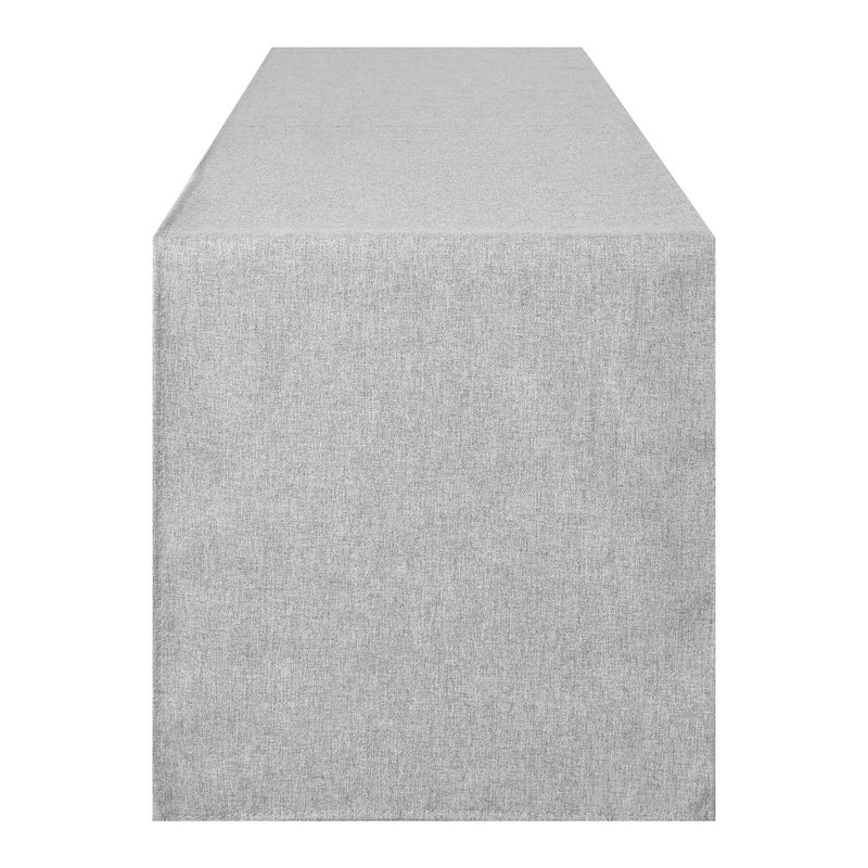 Winotic Table Runner 13 x 72 Inches Long, Cotton Linen Farmhouse Style Grey Table Linen for Kitchen Dining Coffee Table Parties Wedding Home Decor (Modern-Grey, 13â€ x 72â€) - Image 1