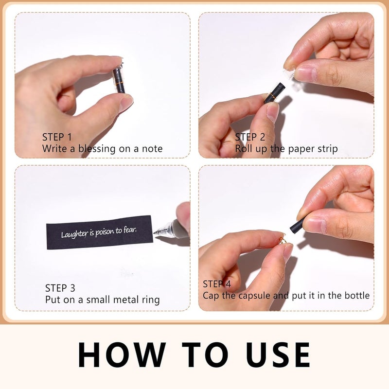 Tintnut Valentines Present for Boyfriend/Girlfriend - Capsule Letters 30pcs Message Love Letter Love Letters Message Pills Gift Half Black Color Cute Secret Letter Pill Birthday Gift for Mom/Couples - Image 3