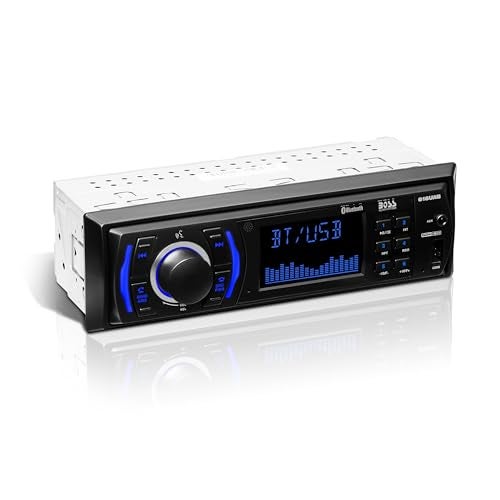 BOSS Audio Systems 616UAB Car Stereo With Bluetooth - Single DIN, MP3, USB, Aux-in, AM/FM, No CD DVD Player - Image 1