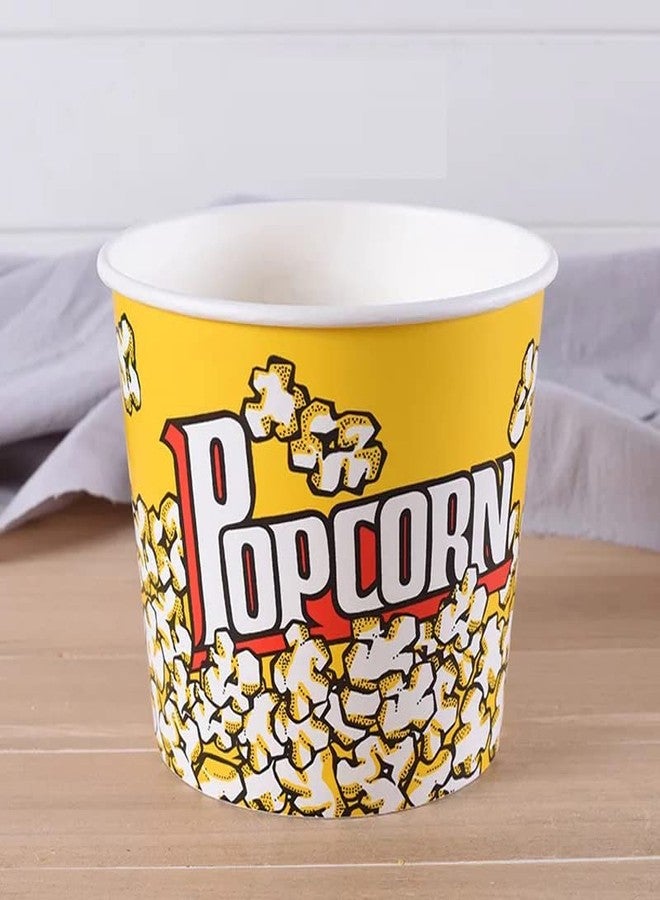 Deziine 3pcs Small Popcorn Plastic Bowl - Movie Theater Bucket - Tube for Movie Night - Cups for Carnival - Set of 3 - Image 1