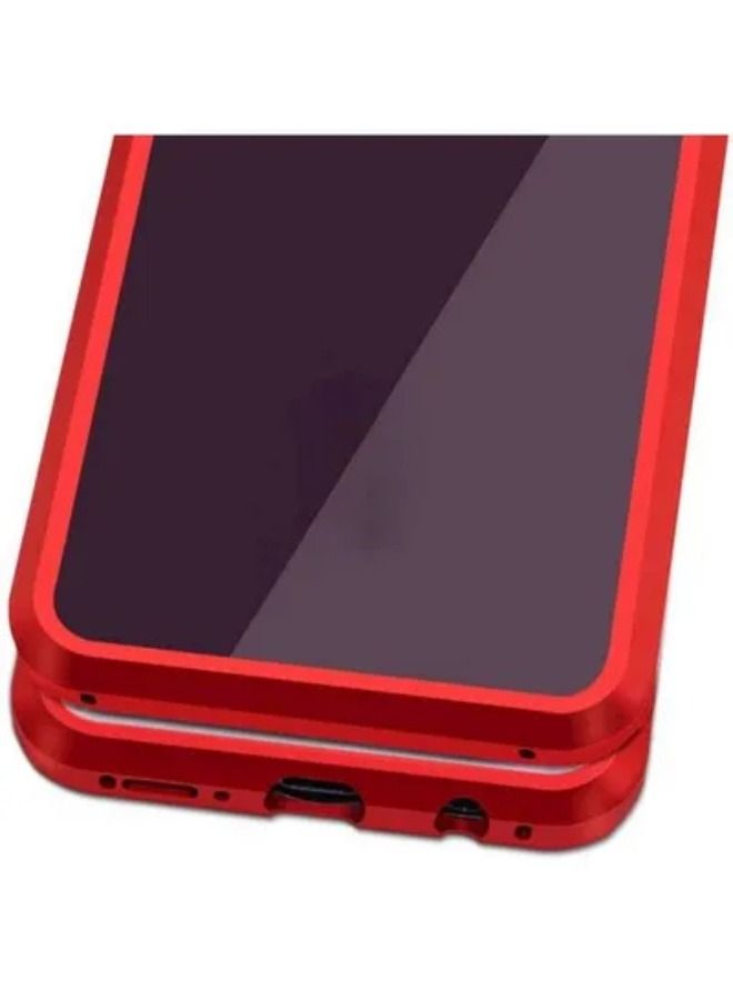 Iphone 6S/6 Case 360 Degree Full Cover 2 Pieces Metal Frame Magnetic Tempered Gl Back Case - Image 2