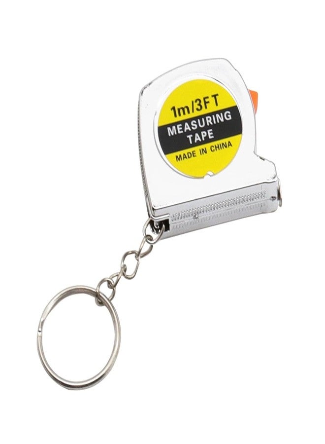 Galepromot Tape Measure 3Foot Steel Retractable Tapes Measures with Twin Scale Easy to Read Tape Measures Steel Tape Measure 1M Retractable Tape Measure Measuring and Layout Tools - Image 1