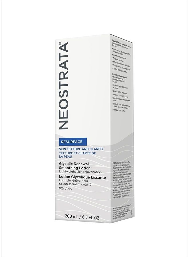 Neostrata GLYCOLIC RENEWAL Smoothing Lotion Lightweight Skin Rejuvenation For Face, Body and Hands Oil-Free Fragrance-Free, 6.8 fl. oz. - Image 4