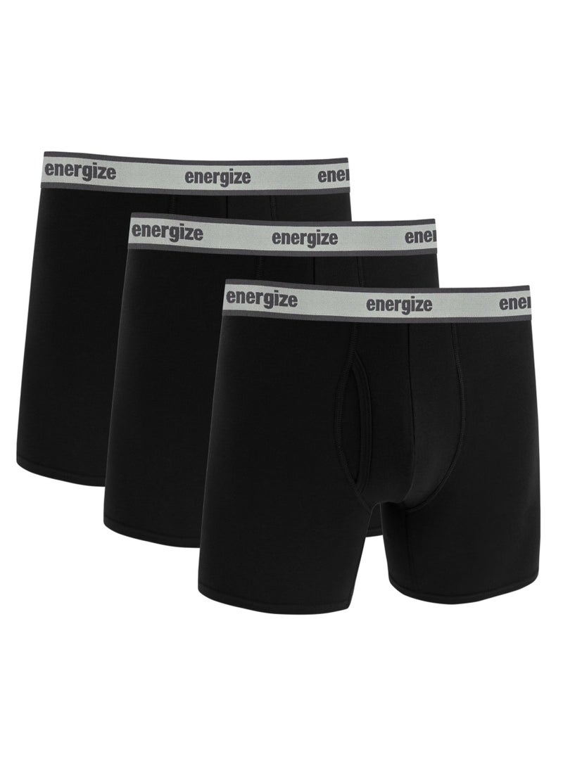 Energize - Energize Premium Midway Brief Boxer Shorts for Men, Stretchable, Extra Soft, and Breathable Men's Boxer Shorts, Comfortable Underwear for Everyday Wear - Image 1