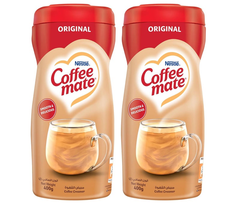 Coffee Mate Nestlé Coffee-Mate Original Coffee Creamer Pack of 2 400g Each Rich Creamy Coffee Whitener Instant Coffee Enhancer Smooth Taste for Hot and Cold Drinks - Image 1
