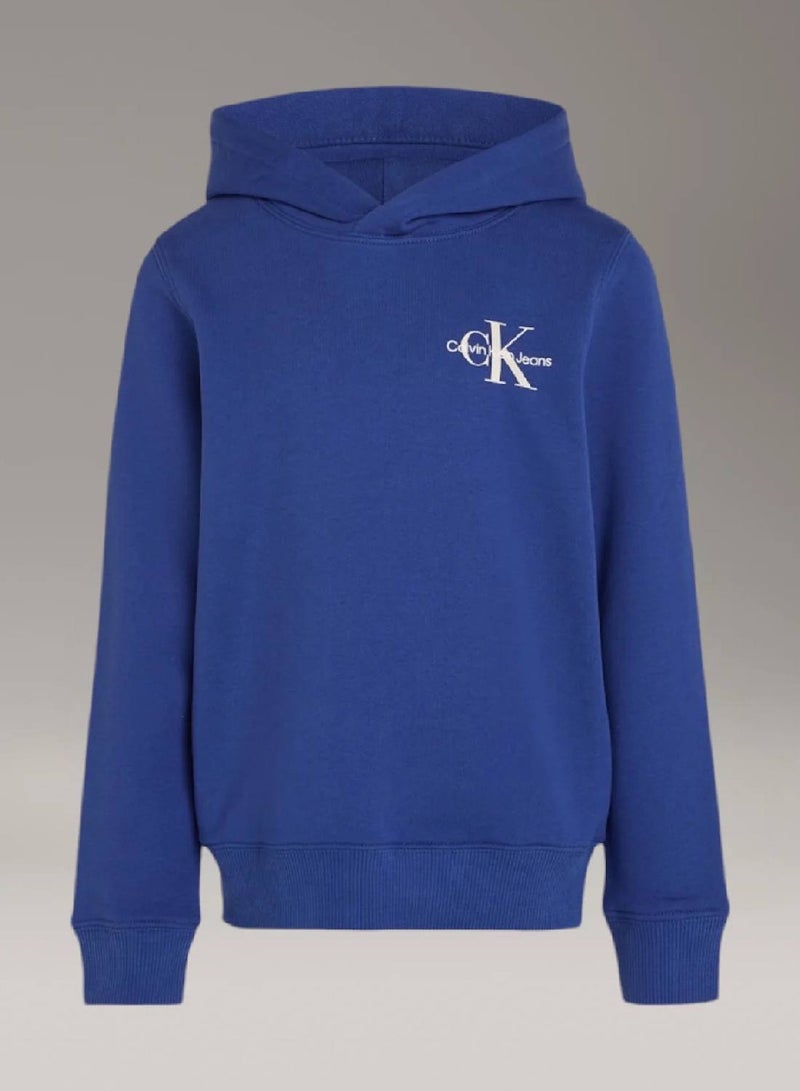 كالفن كلاين جينز هودي من القطن للجنسين - Image 4