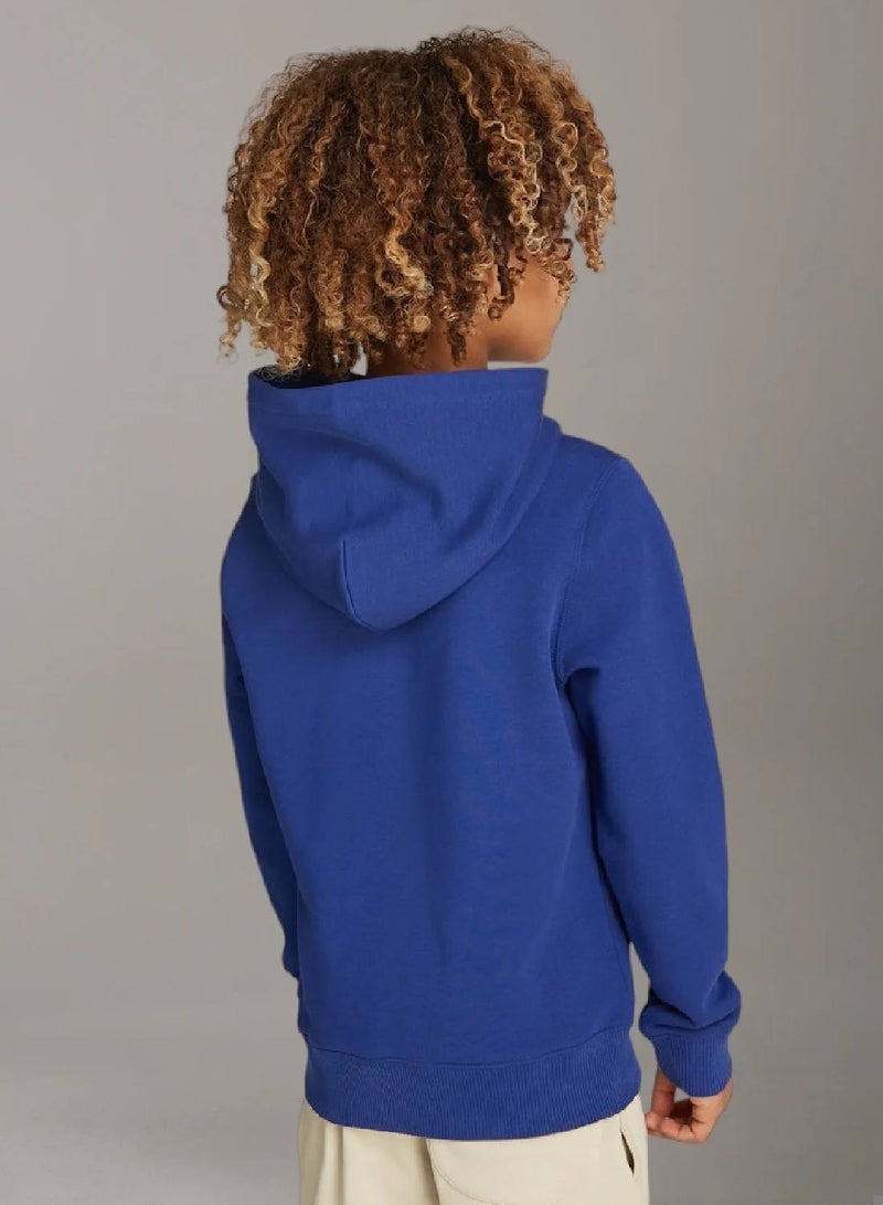 كالفن كلاين جينز هودي من القطن للجنسين - Image 2