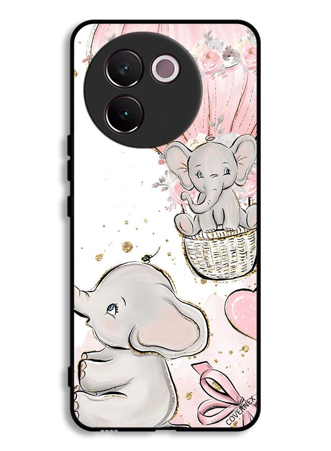 Covernex Vivo V30e 5G Protective Case Cover Baby Elephants Art - Image 1
