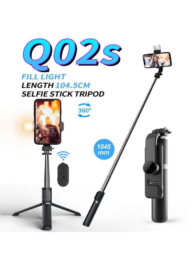 SHOPI - Q02S Tripod And Selfie Stick - Image 1