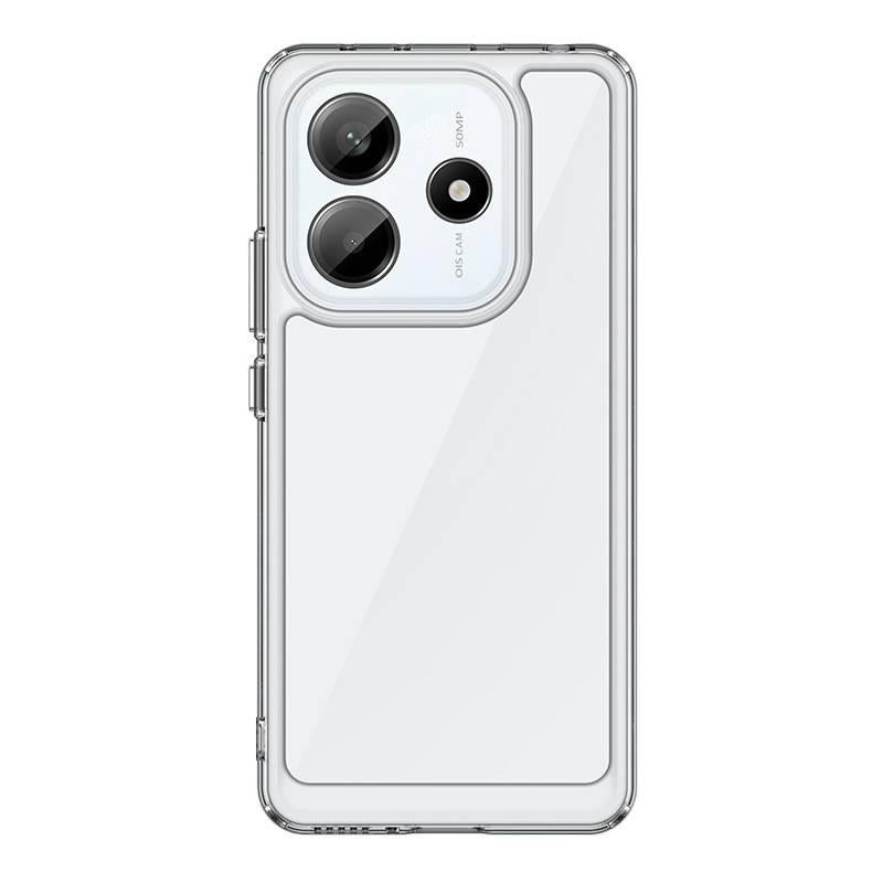 MS غطاء واقي بTPU لـ Redmi Note 14 مع حماية من السقوط ومغناطيس قوي مع مقاوم للصدمات مع شفافية عالية باللون شفاف مغناطيسي من مادة TPU باللون الأحمر - Image 1