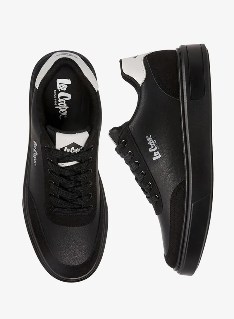 Lee Cooper Men'S Solid Lace-Up Sneakers