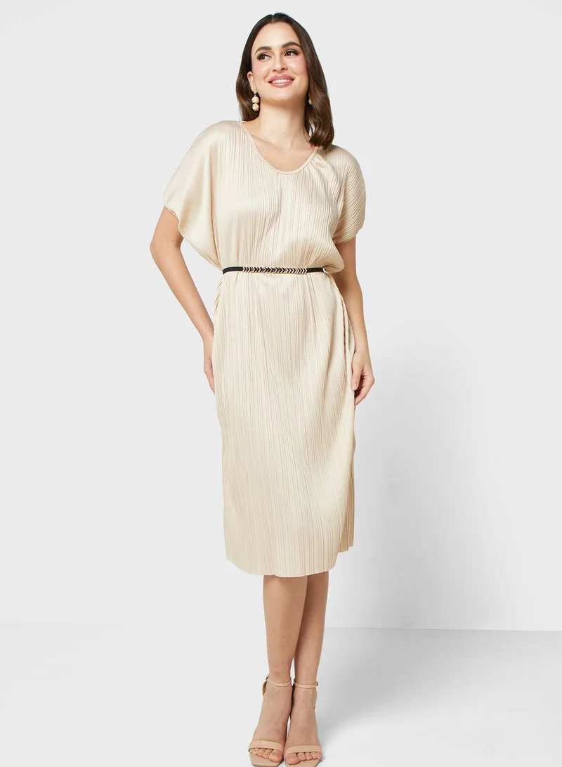 ايلا Bodycon فستان مطوي