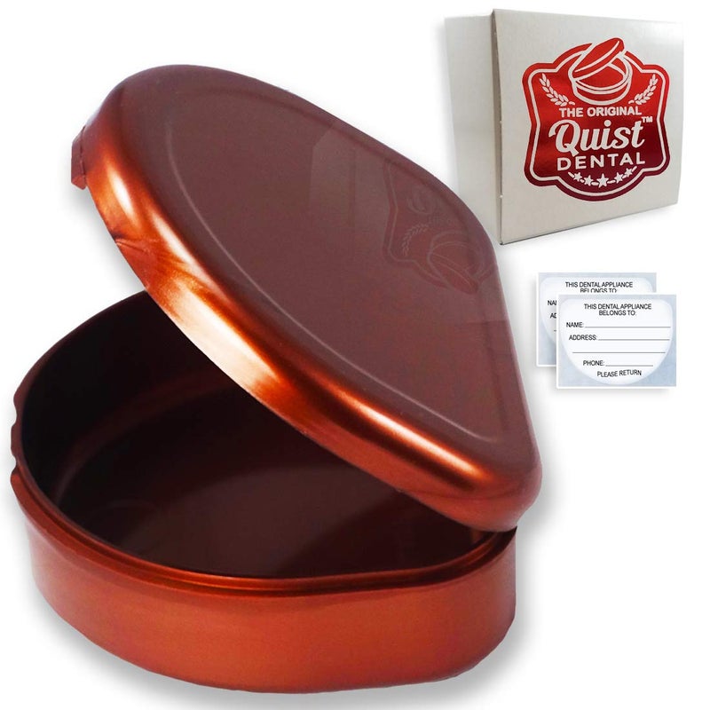 Quist Dental QUIST (TM) Solid Orthodontic Retainer Case (Copper) - Image 1