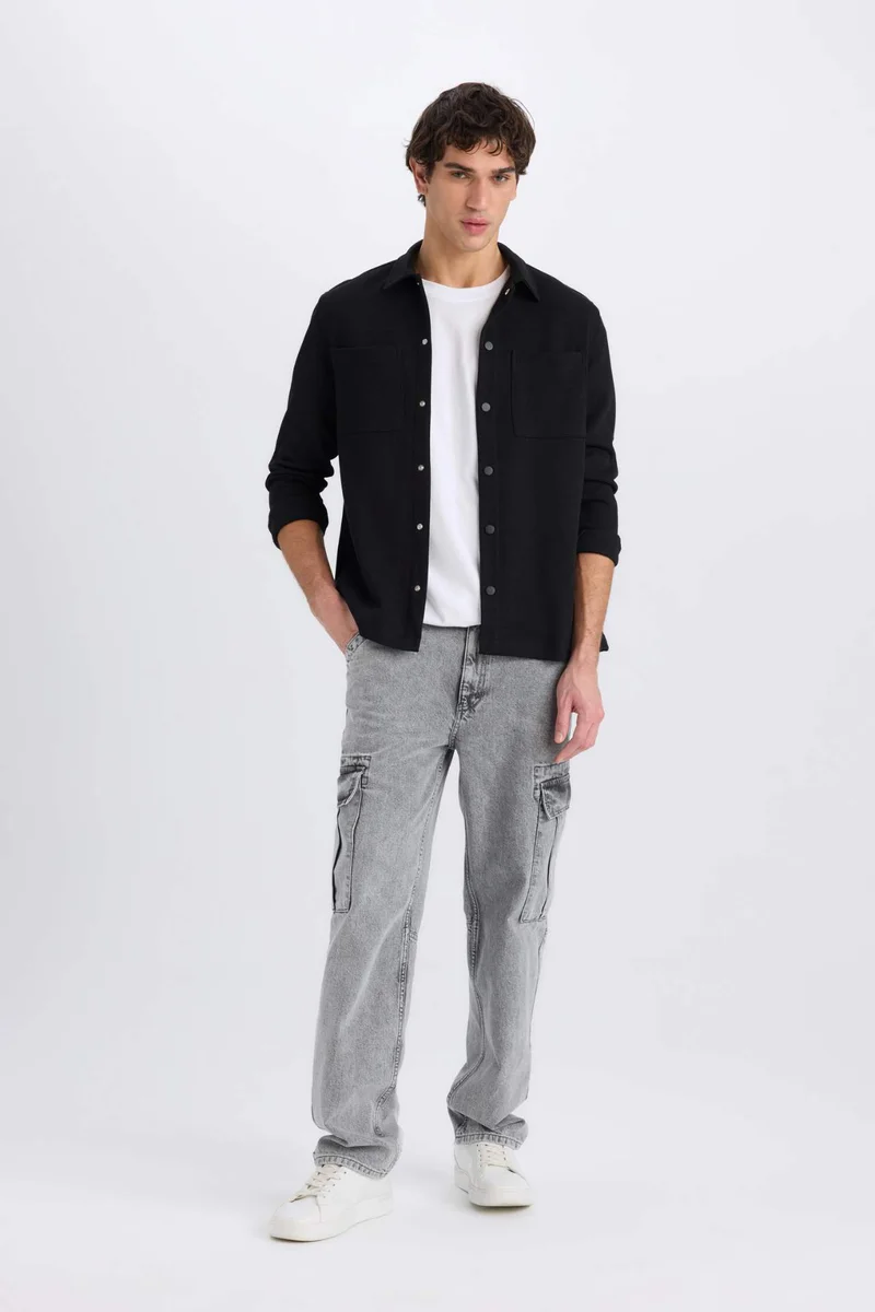 ديفاكتو Regular Fit Overshirt