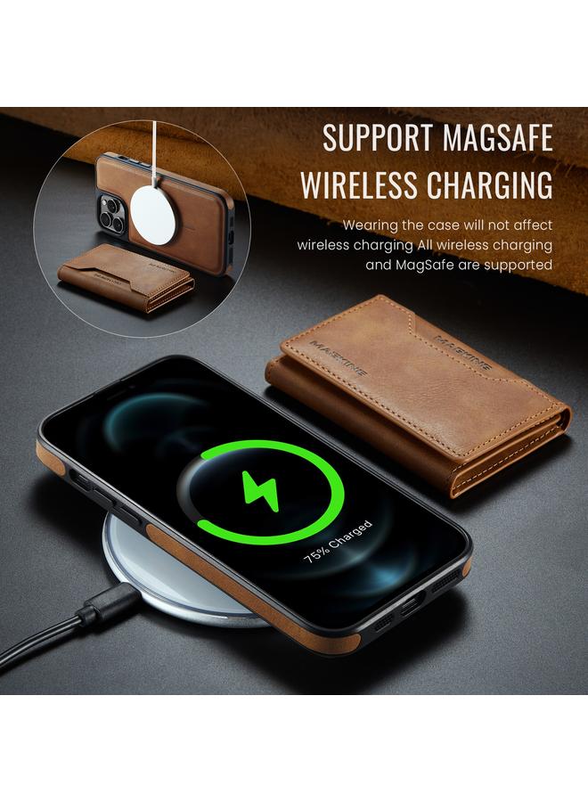 Dg Ming Case For iPhone 12 Pro Max MAGKING-K2 Series MagSafe RFID Card Bag Detachable Phone Case - Image 3