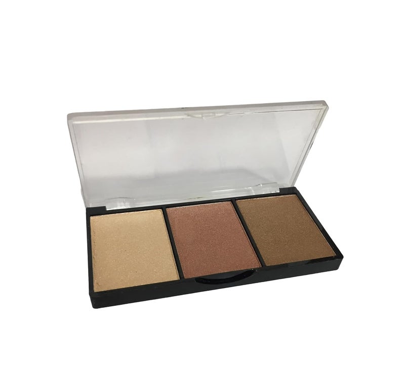 MAKE UP FOR LIFE Pro Contour Highlight Palette Pack of 3 - Image 1