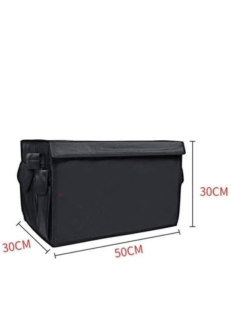 Generic Multi-Purpose Car Trunk Organizer – SUPERDRIVE Design – Black  - Image 3