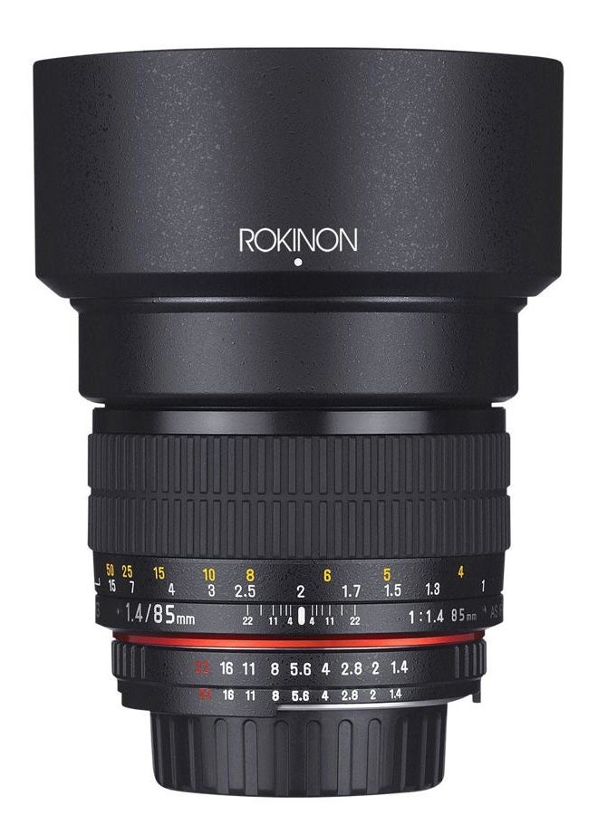 Rokinon عدسة واسعة للغاية 85 مم F1.4 مخصصة لتركيب مايكرو فور ثيردز، عدسة ثابتة لأجهزة تصوير أوليمبوس/باناسونيك مايكرو 4/3 - Image 1
