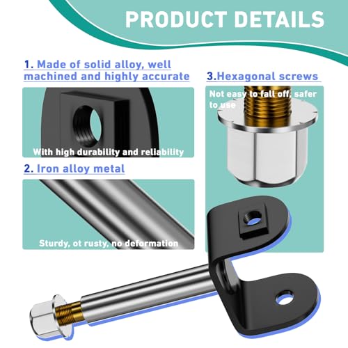 Drive-up Club Car Precedent Kin Pin, Golf Cart Front End King Pin Repair Kit for Club Car Precedent 2004-Up Gas and Electric Golf Carts, Replaces OEM 102287201 103638601 103638801 - Image 3