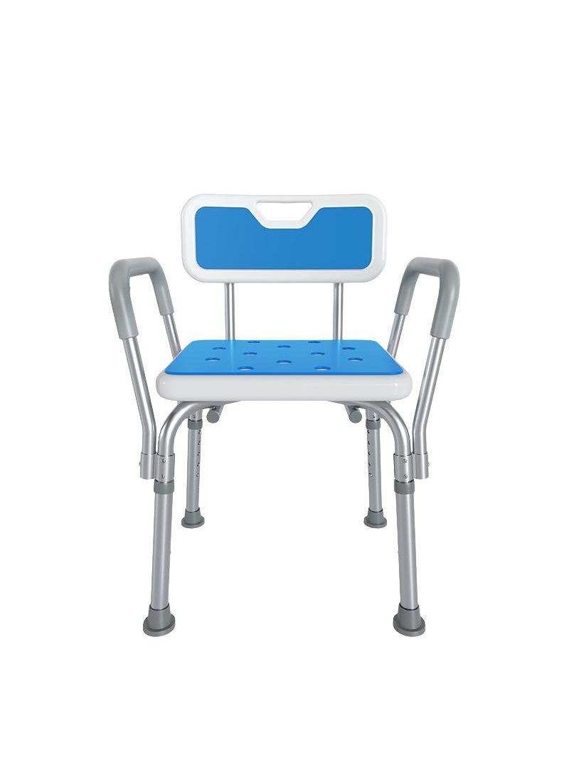 General - Bathing Chairs For The Elderly Pregnant Women Shower Chairs Shower Chairs  Aluminum Alloy Anti Slip Shower Chairs With Backrest And Seat Cushion - Image 1