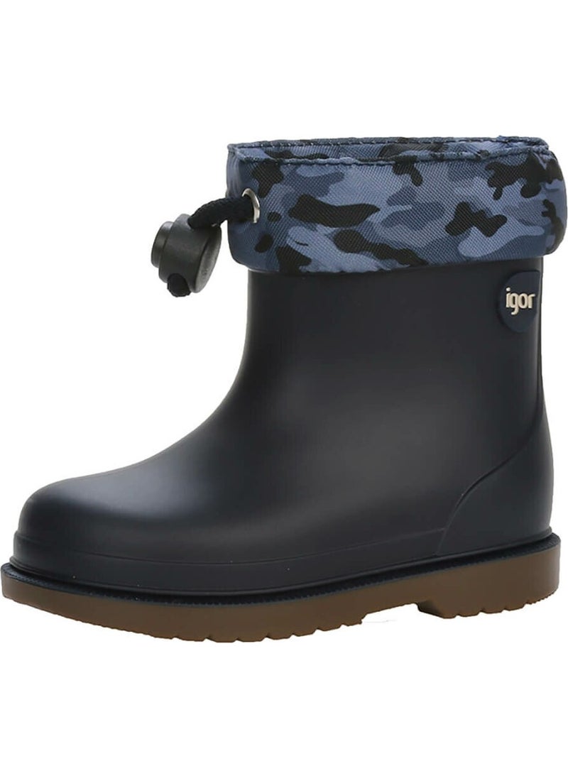 Igor - Bımbi Camo Navy Blue Boys Boots - Image 1