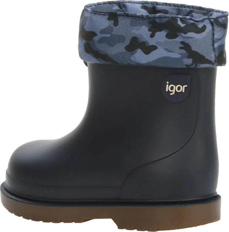 Igor Bımbi Camo Navy Blue Boys Boots