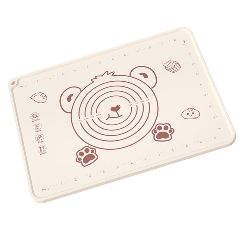 Pastry Mat Prevent Slip Odorless Thickened Silicone Dough Rolling Mat with Scale for Baking Pizza Making - Image 3