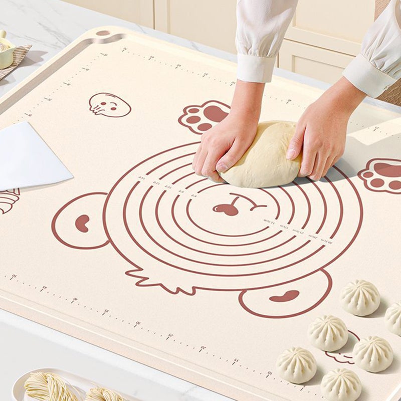 Pastry Mat Prevent Slip Odorless Thickened Silicone Dough Rolling Mat with Scale for Baking Pizza Making - Image 5