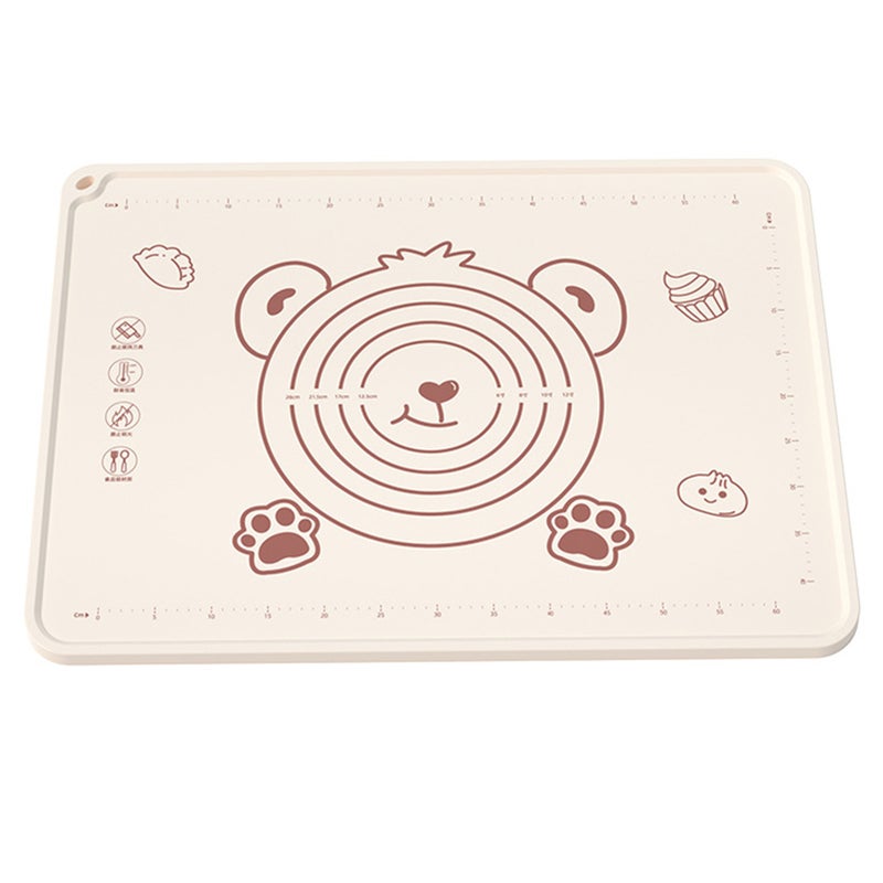 Pastry Mat Prevent Slip Odorless Thickened Silicone Dough Rolling Mat with Scale for Baking Pizza Making - Image 2