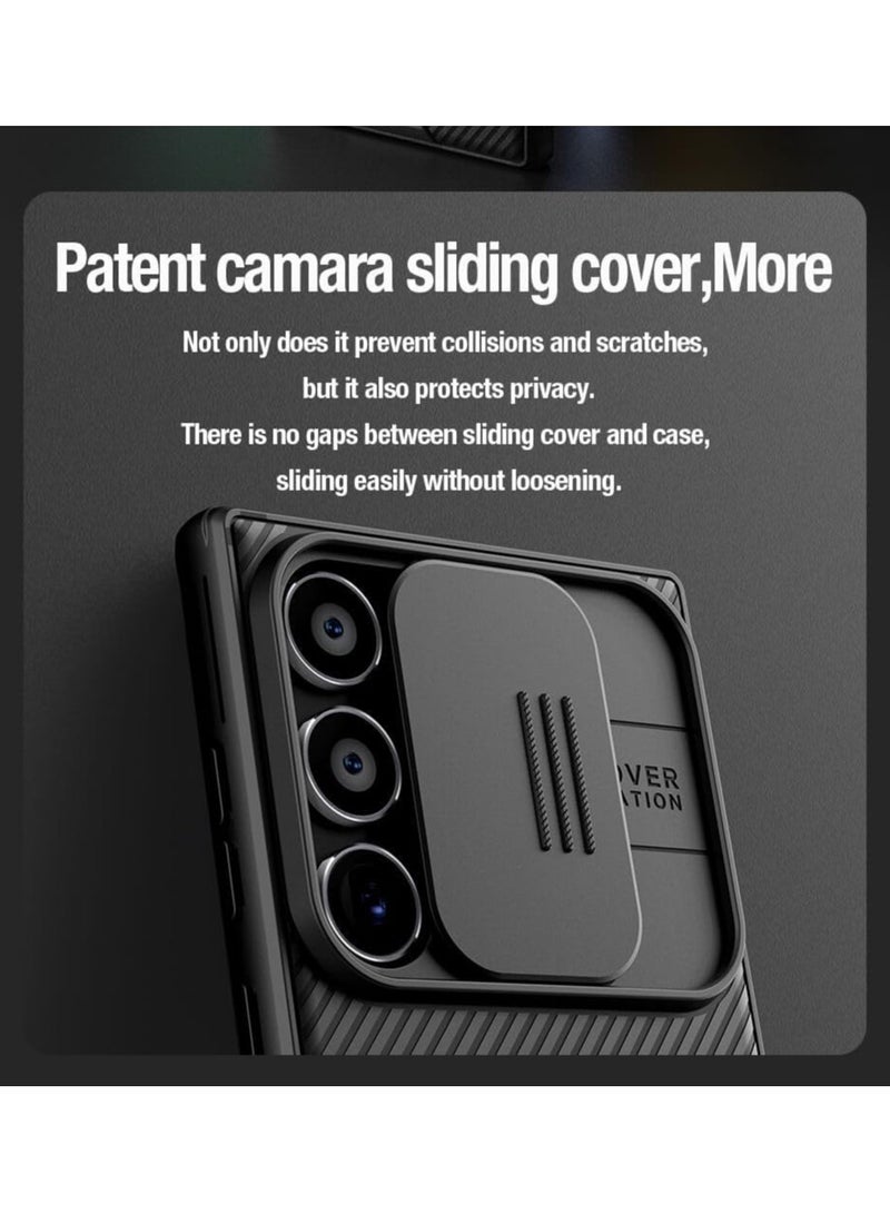ELTRAZONE Samsung Galaxy S24 Ultra Case Cover Nillkin Camshield Pro Case With Slide Camera Lens Protection PC Back & TPU Frame Bumper Protection for Samsung Galaxy S24 Ultra (Black, Samsung Galaxy S24 Ultra) - Image 3