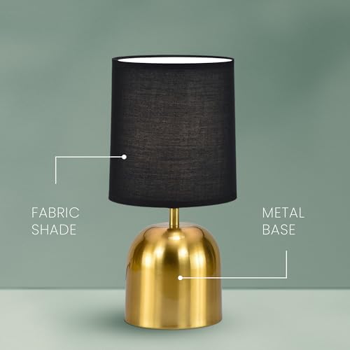MAGIK Silver Shot LED Table Lamp (Copper & Black Finish) | Includes 5W LED Bulb | Elegant Decorative Lamp for Bedroom, Living Room & Office | Compact Design | Ready to Use - Image 3