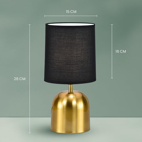 MAGIK Silver Shot LED Table Lamp (Copper & Black Finish) | Includes 5W LED Bulb | Elegant Decorative Lamp for Bedroom, Living Room & Office | Compact Design | Ready to Use - Image 4