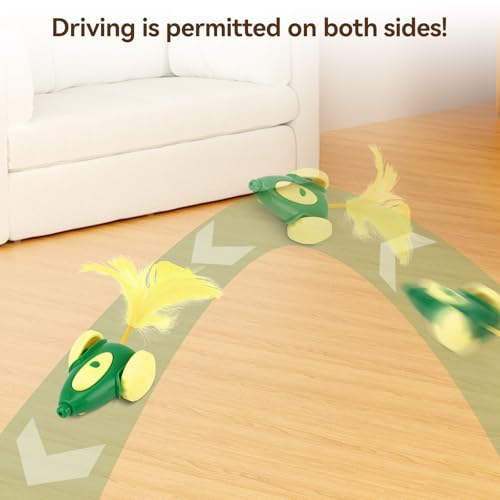 Migipaws cat Toy, Automatic Interactive Migicar Toy Like a Mouse, Intelligent Programme, Rechargeable Kitten Toy - Image 3