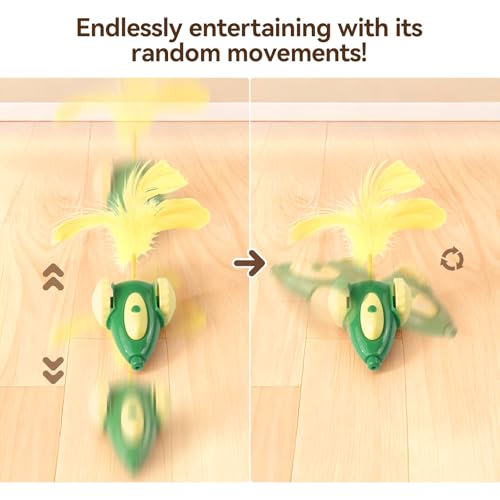 Migipaws cat Toy, Automatic Interactive Migicar Toy Like a Mouse, Intelligent Programme, Rechargeable Kitten Toy - Image 4