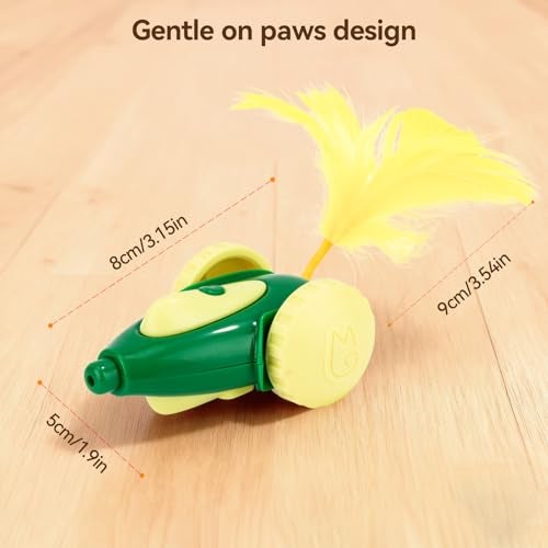 Migipaws cat Toy, Automatic Interactive Migicar Toy Like a Mouse, Intelligent Programme, Rechargeable Kitten Toy - Image 5
