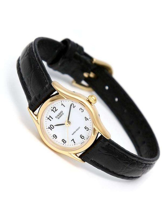 CASIO LTP-1094Q-7B1RDF Leather Women's Analog Watch - Image 2