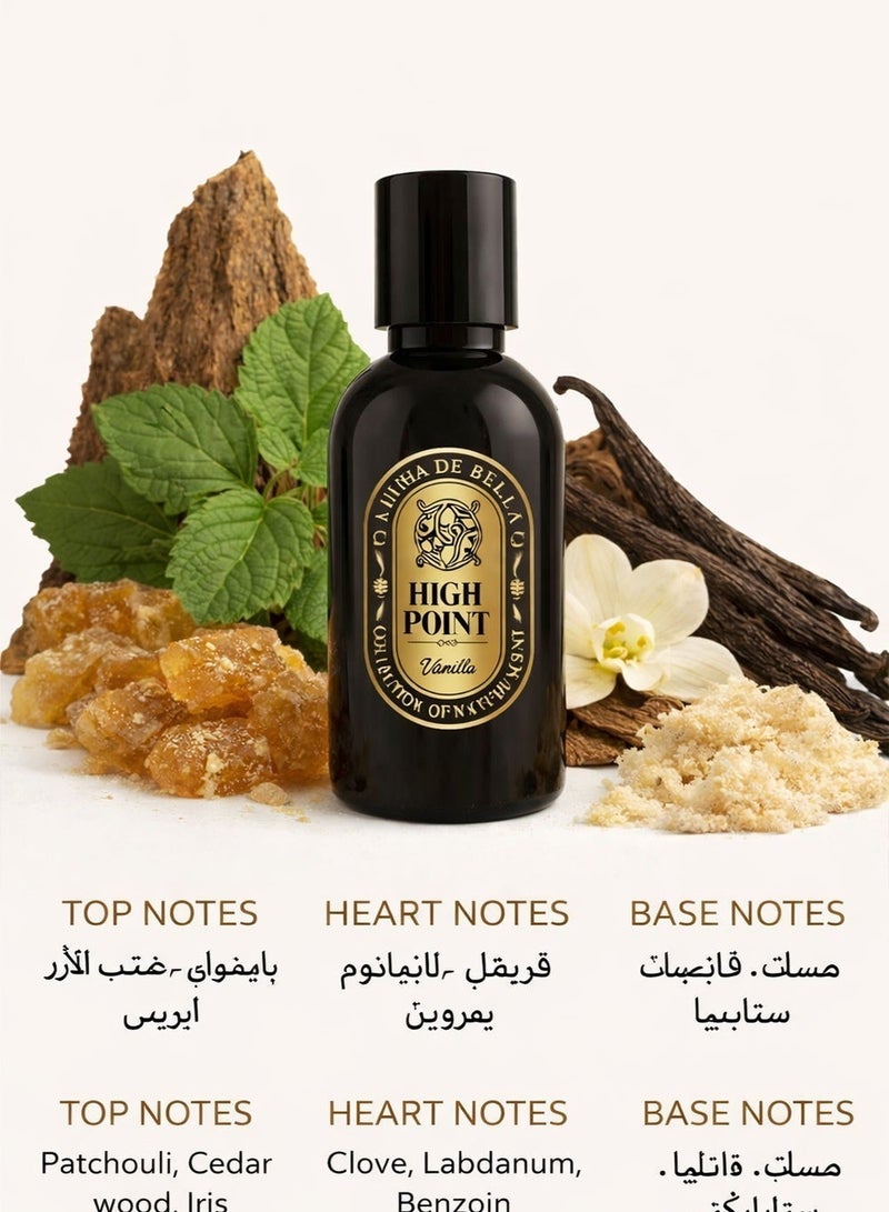 Linea De Bella Highpoint Collection Vanilla Perfume EDP 30ML | Vanilla Perfume for Men with Musk & Oud Notes - Image 2