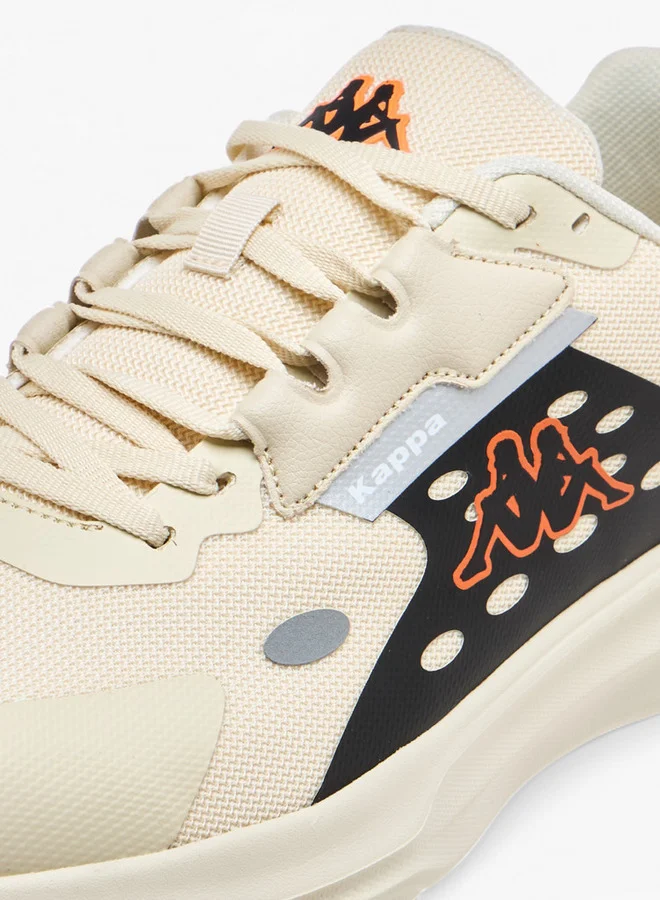 Kappa Men's Logo Print Sports Shoes with Lace-Up Closure