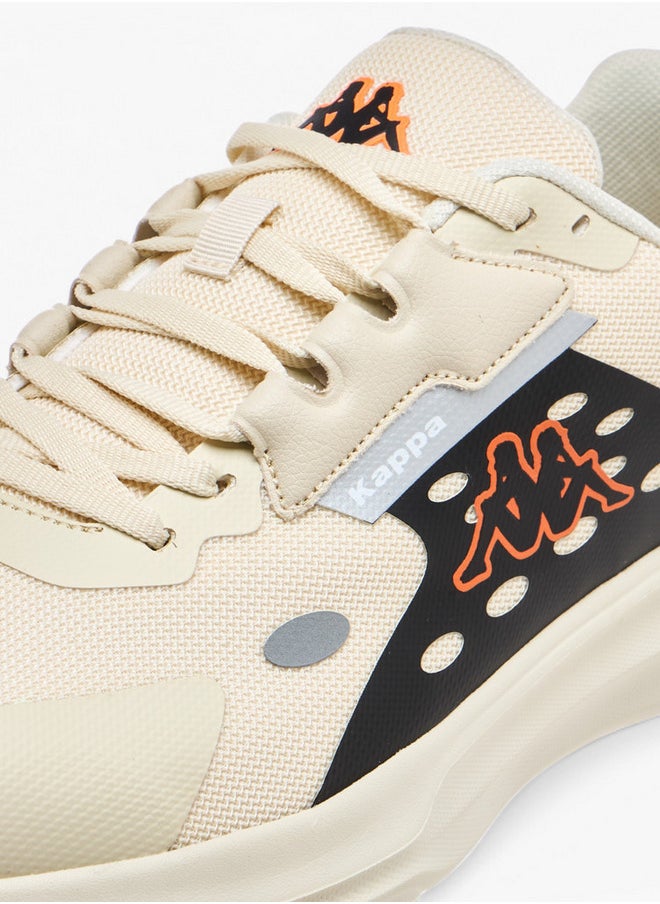 Kappa Men's Logo Print Sports Shoes with Lace-Up Closure  - Image 4