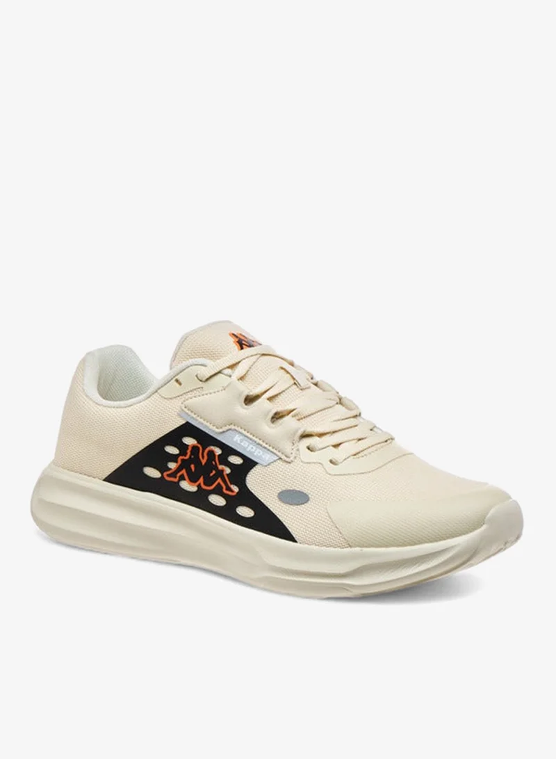 Kappa Men's Logo Print Sports Shoes with Lace-Up Closure