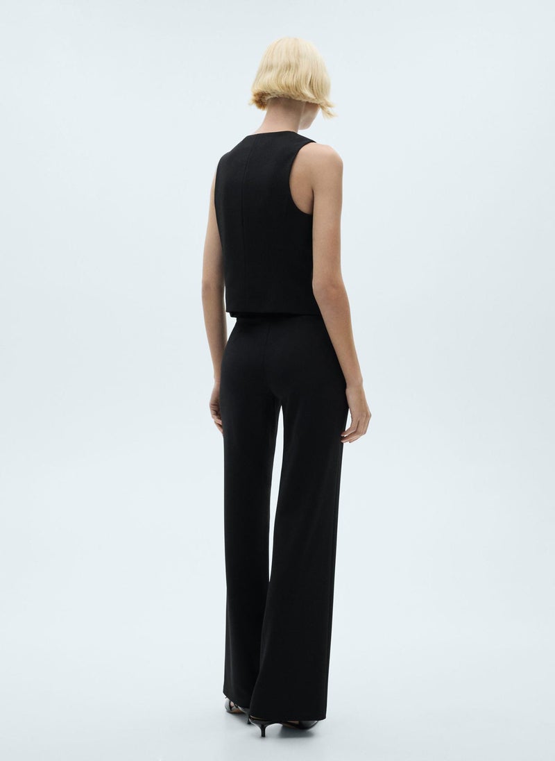MANGO Avaya Button Detailed Waistcoat  - Image 2