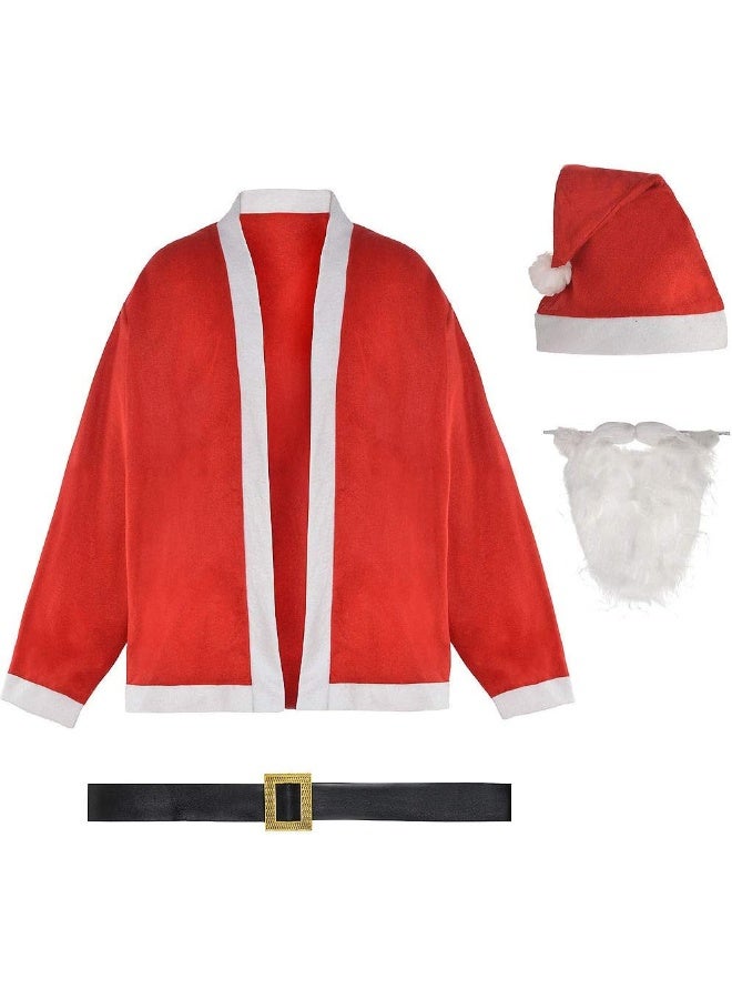 Amscan Adult Santa Jacket Set Small Dress-Up - Image 1