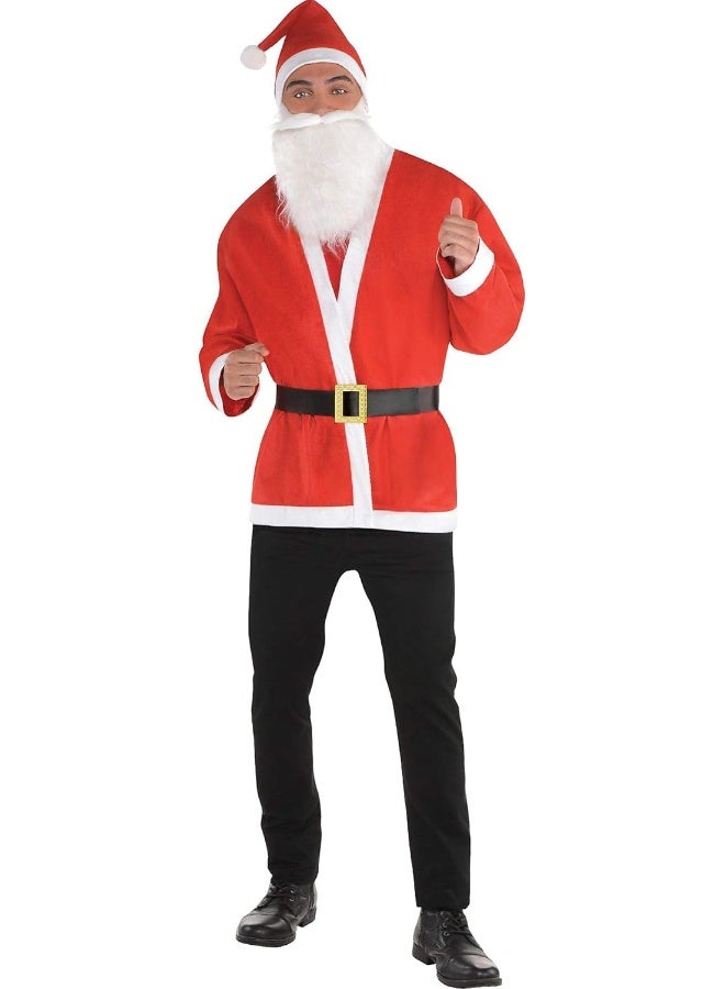 Amscan Adult Santa Jacket Set Small Dress-Up - Image 2