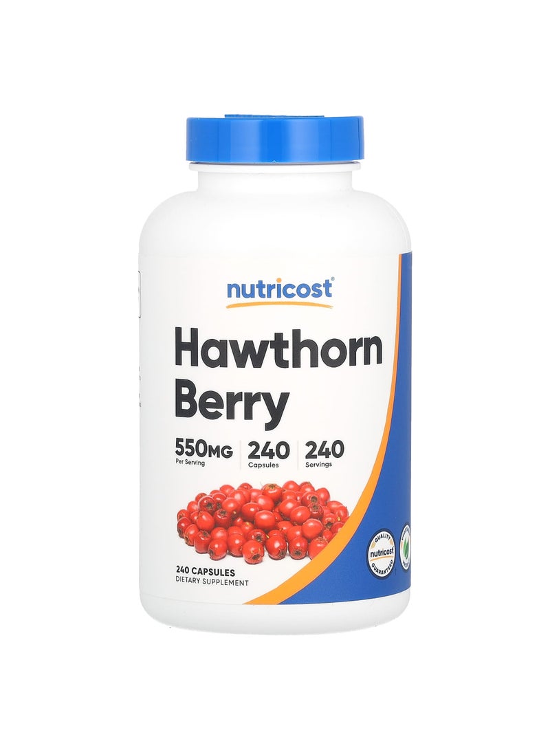 Hawthorn Berry, 550 mg, 240 Capsules