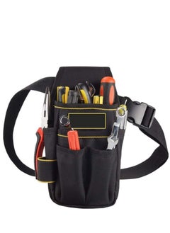 Y&D Tool Waist Multi-function Pocket, Canvas Bag Adjustable Nylon Belt Heavy, Duty Professional Work Pouch for Electricians Technician, Screwdriver Pliers Wrench Hammer  - Image 1