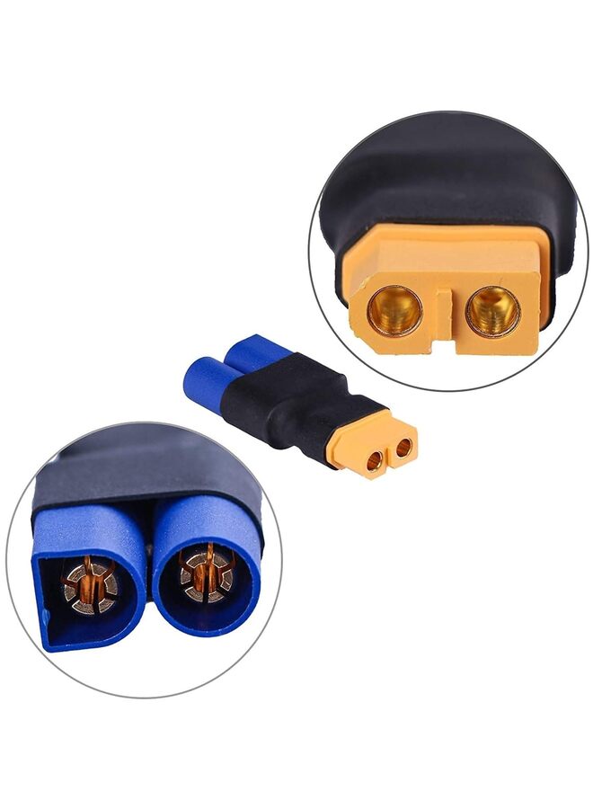 4pcs XT60 to EC5 Male Female Adapter, XT60 to Male Female EC5 Connector Adapter No Wires RC LiPo Battery Connectors (Size : A) - Image 4