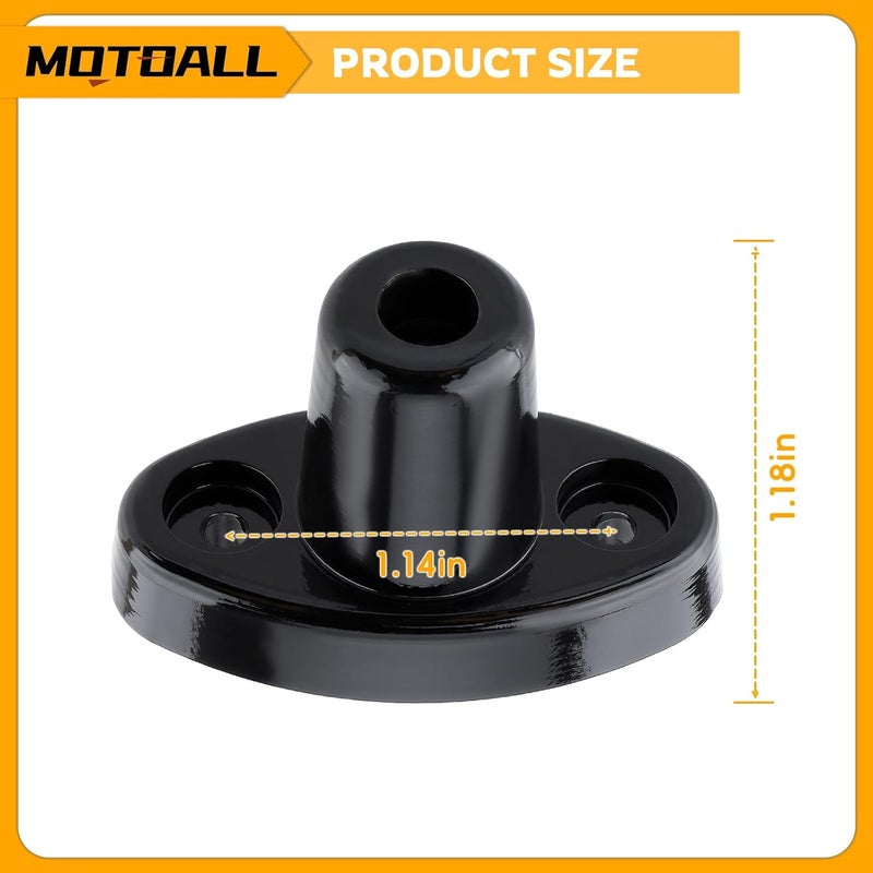 MOTOALL Sun Visor Repair Bracket Kit - Black Aluminum 924-531 for Jeep TJ Wrangler 1997-2002 - Image 3