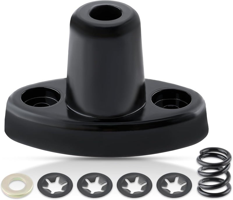 MOTOALL Sun Visor Repair Bracket Kit - Black Aluminum 924-531 for Jeep TJ Wrangler 1997-2002 - Image 1